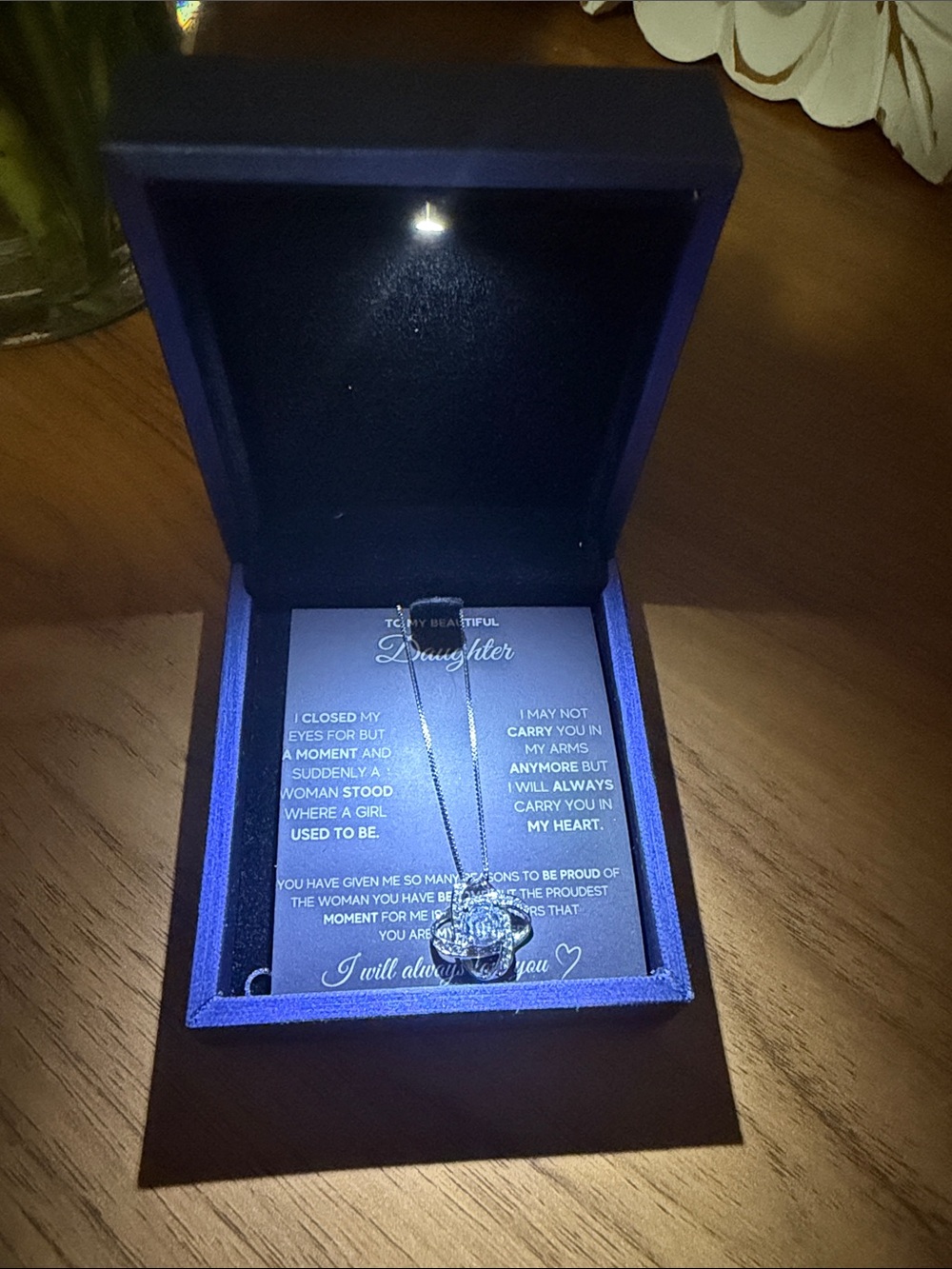 The Infinity Love Knot Necklace™ To My Daughter